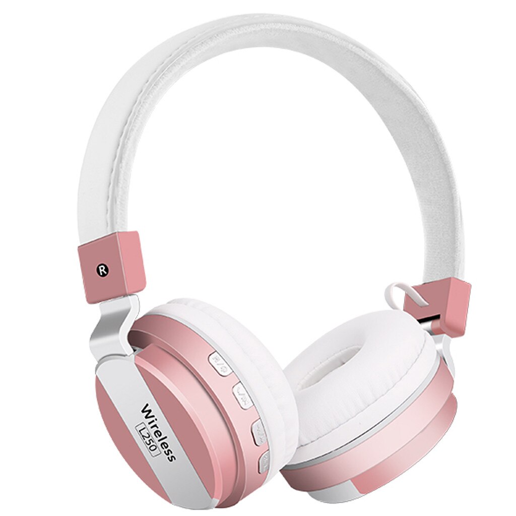 mosunx Portable Wireless Headset Bluetooth 4.2 Stereo Foldable Headphone Built-in Microphone Noise Reduction Echo Cancellation