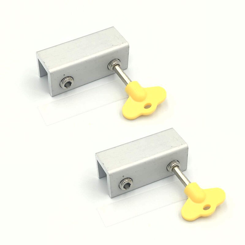 2Pcs/Lot Child Window Restrictor Security Locks Stainless Steel Door Window Limit Lock Prevent Children From Falling Safety Lock: A