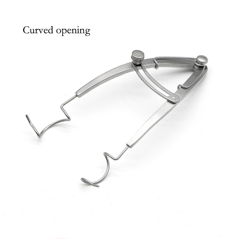 Eye lid Opener Eyelid Opener V-shaped steel Wire Adjustable Eye Medicine Double Eye lid Eye angle Opener: black