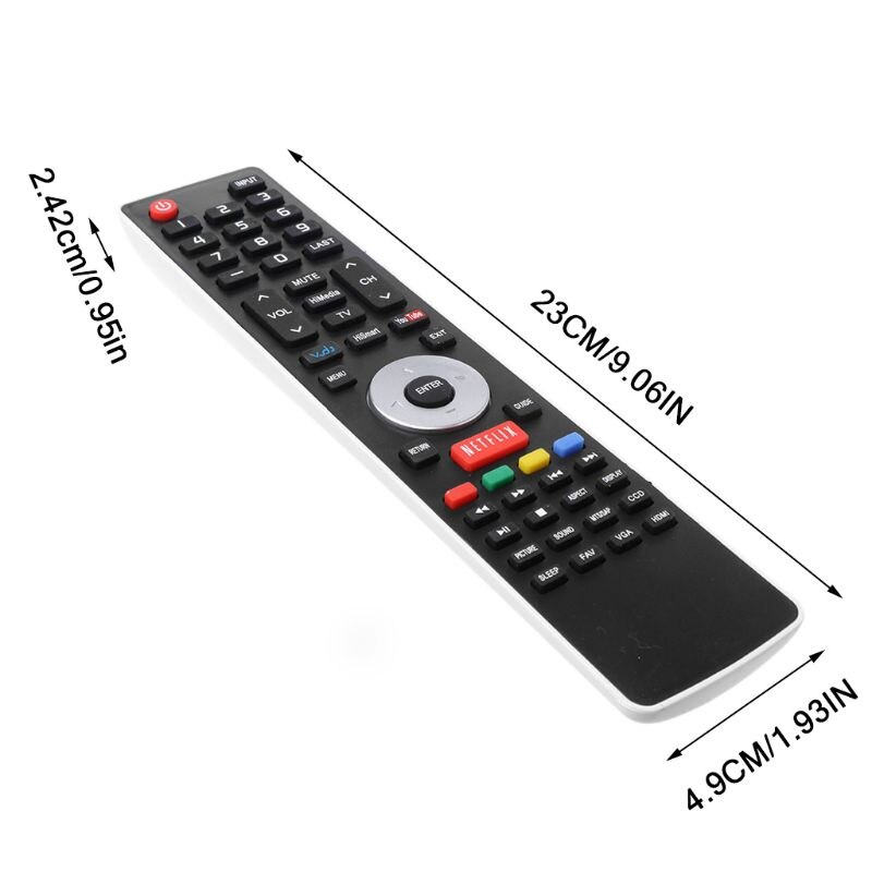 Kaukosäätimen korvaava hisense en -33926a en -33925a smart lcd led television tv-ohjain