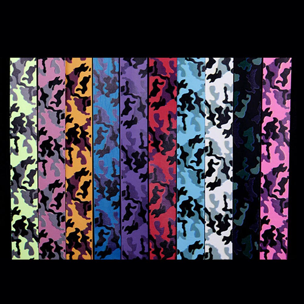 5 stk camouflage print anti-slip badminton grip bælte tennis overgrip over grip svedbånd til ketcher squash