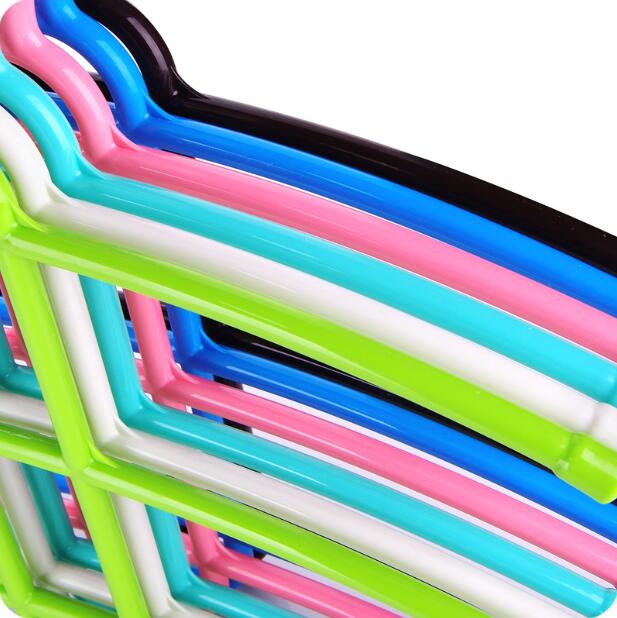 Magic Slip-resistant Plastic Drying Racks Fish Bone Multi-layer Clothes Hanger Wardrobe Organizer Clothing Support 2 Pieces/Lot