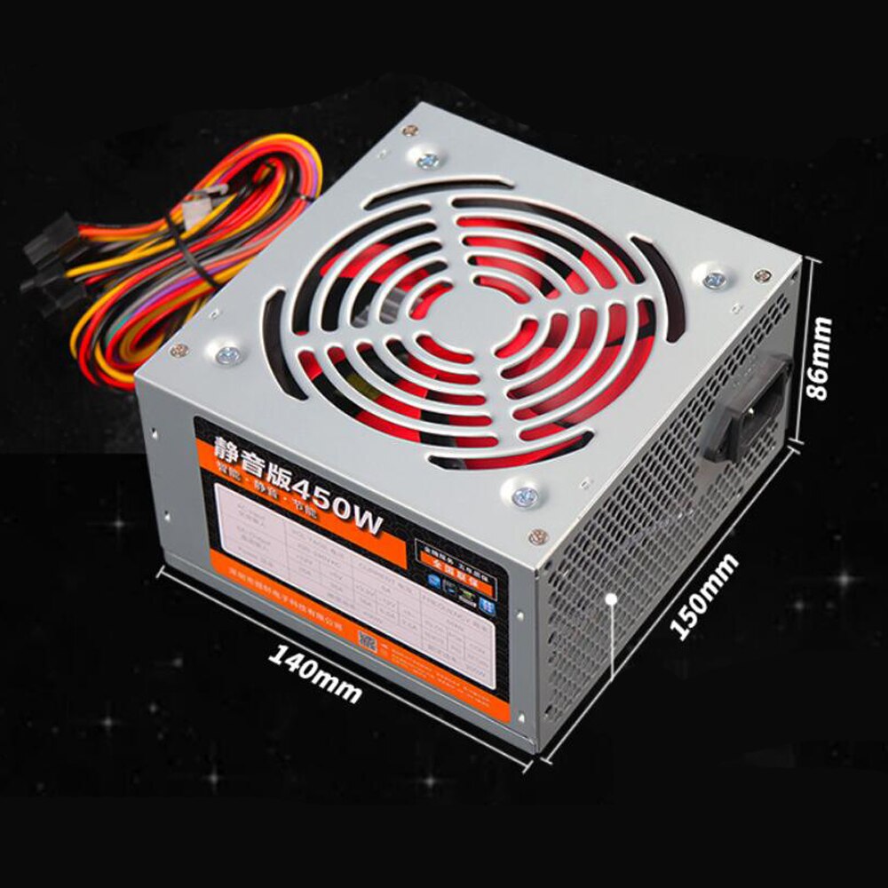 220-240v max 300w netzteil computer pc cpu 12v 20+4 pin 120mm silent fan netzteil für intel amd computer