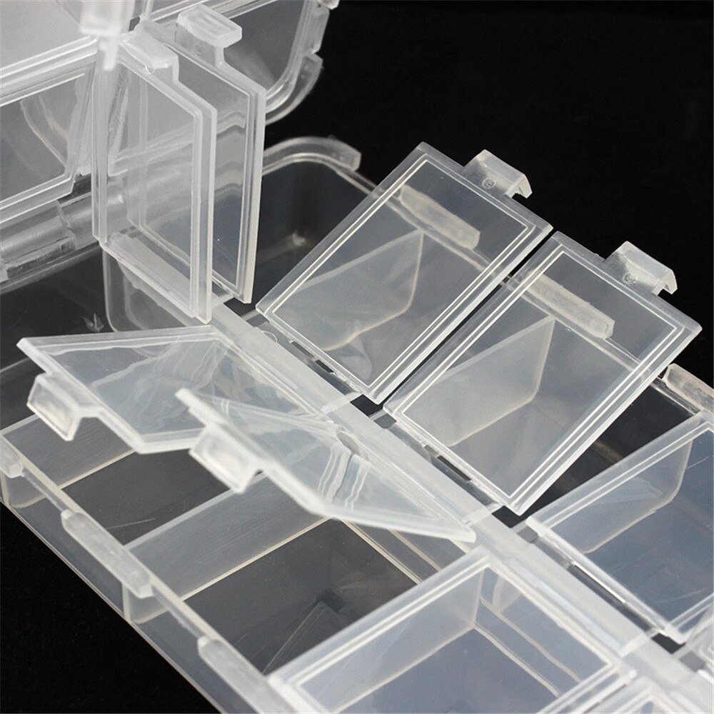 20 Compartments Fishing Tackle Box Bait Organizer Box Fishing Lures Case Tackle Storage Fisher Gear Bulk Storage Boxes