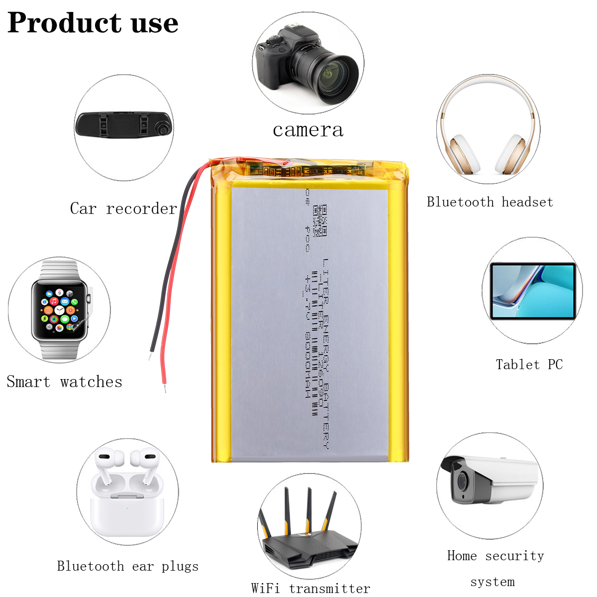 126090 3.7V 8000MAH lithium polymeer batterij 116090 DIY mobiele noodstroom opladen schat batterij