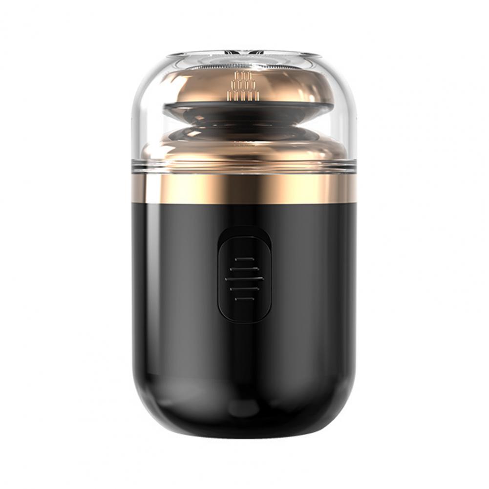 Rasoio elettrico da uomo a doppio scopo mini rasoio elettrico lama staccabile Rasoio da viaggio tascabile Uso di viaggio d'affari: Rosso