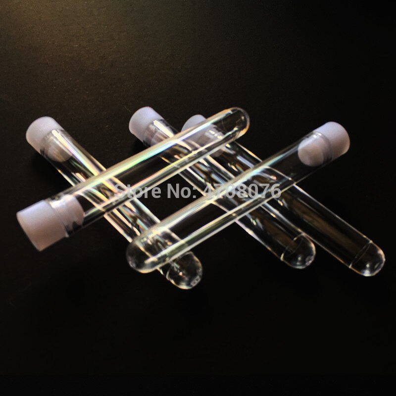 20pcs/lot 12*75mm size Disposable plastic test tube PS flexible tubes for blood collection labware for scientific experiment