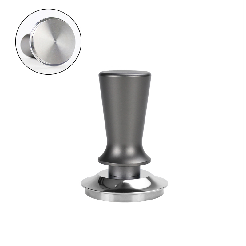 Coffee Tamper 57mm 57.5mm Constant Pressure Elasticity Distributor Tools For Lelit Anna Barista Espresso Machine Accessories: Light Grey / 57.5mm