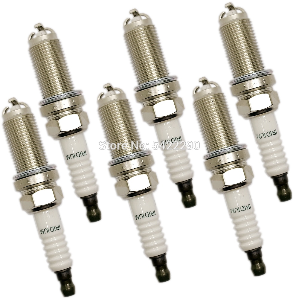 6 sztuk FK20HBR11 irydowa świeca zapłonowa 90919-01249 pasuje robić Lexus GS jest LS RC 9091901249 267700-4200 3473 DFH6B11A 1501 DFH6B-11A