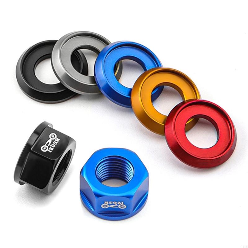 Fietsen Hubs Flens As Moer Aluminium Fietswiel Flens As Moer voor Voor en Achter Fietswiel Fietsen Deel