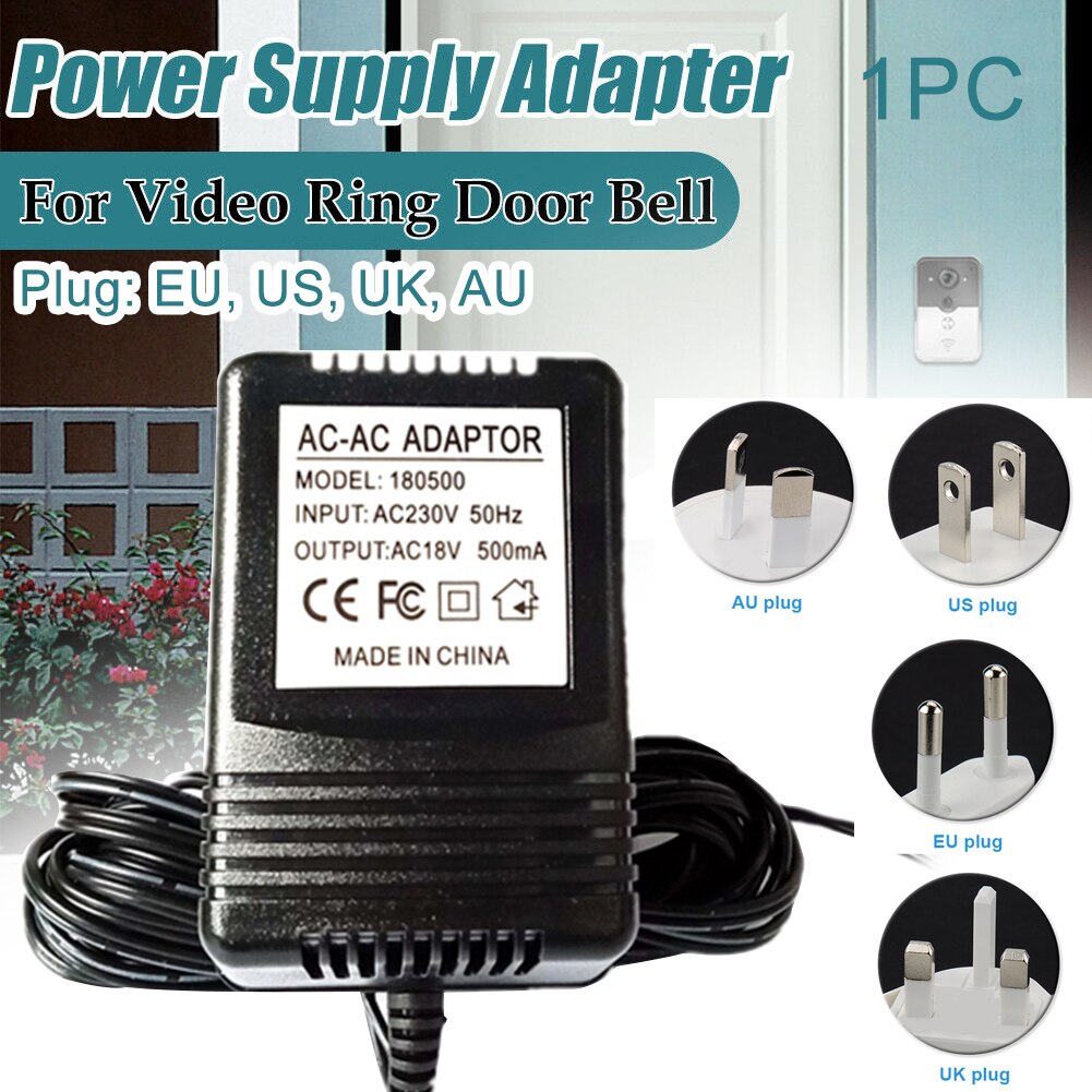 Transformator Eu Ons Uk Au Plug Voor Ring Video De... Grandado