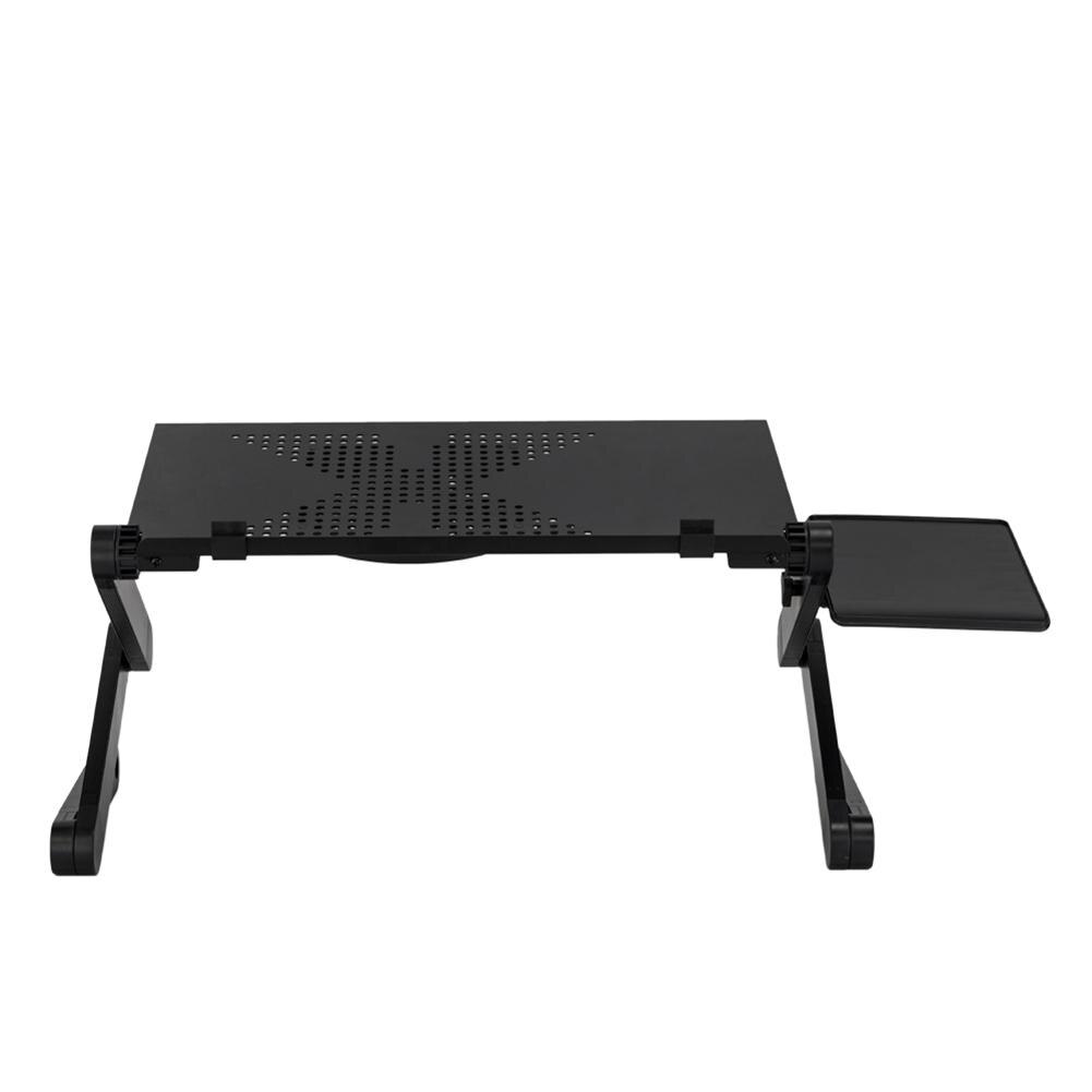 Opvouwbare Laptop Tafel Sofa Bed 360-Graden Rotatie Aluminium Voor Eten Ontbijt Trays Studeren Gadget 48X26cm