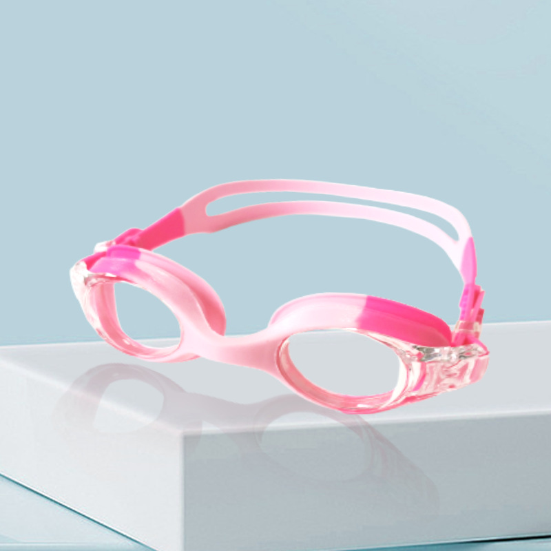 Vattentäta anti-imglasögon uv barn färgade linser barnglasögon simglasögon: Beige