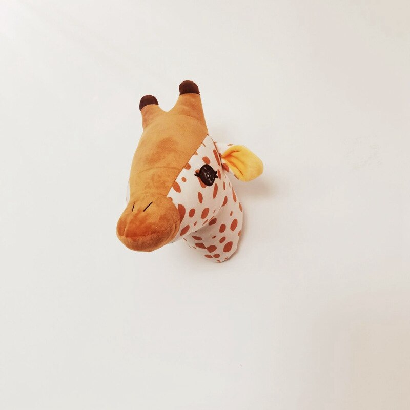 Dier Hoofd Giraffe Muur Decor Opknoping Mount Knuffel Pluche Speelgoed Prinses Pop Meisje Kids Kinderkamer