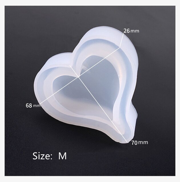 3D DIY Silicone Mold Diamond Soap Moulds car Pendant gypsum plaster Chocolate Cookie Muffin diamond candle molds Cake Decorating: M