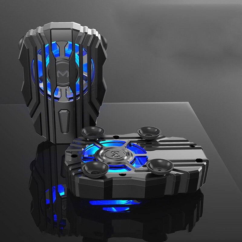 Ventilador de refrigeración Universal para teléfono móvil, radiador Semiconductor recargable por USB, soporte para almohadilla de juego, radiador silencioso