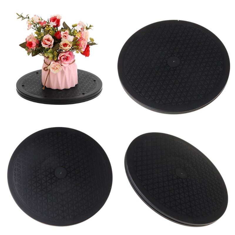 12" Bonsai Turntable Rotating Plate Wheel Revolving Home Kitchen Display Stand Ceramic Clay Tool