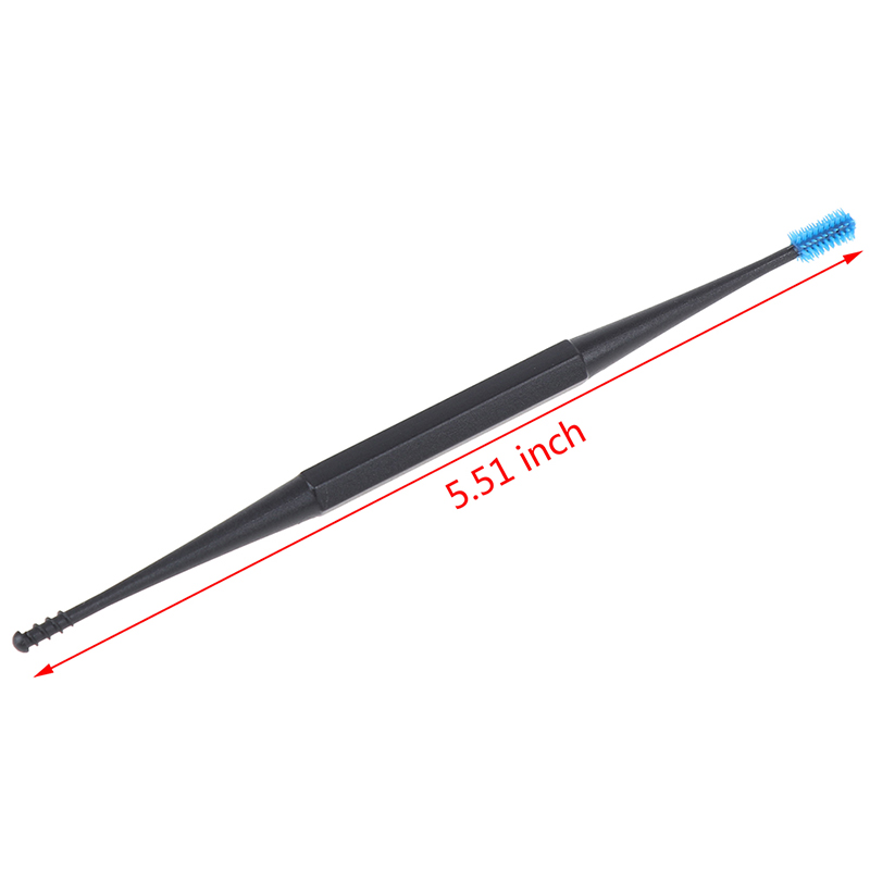 Double-Sided Earpick Soft Silicone Spiral Rotating Ear Wax Cleaner Ears Remover Clean Tool Spiral Fasshion