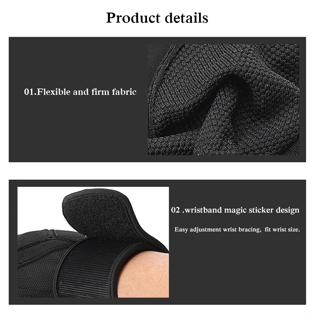 Gym Fitness Gloves Weight Lifting Unisex Crossfit Workout Bodybuilding dumbbell Half Finger Hand Protector exercise gloves