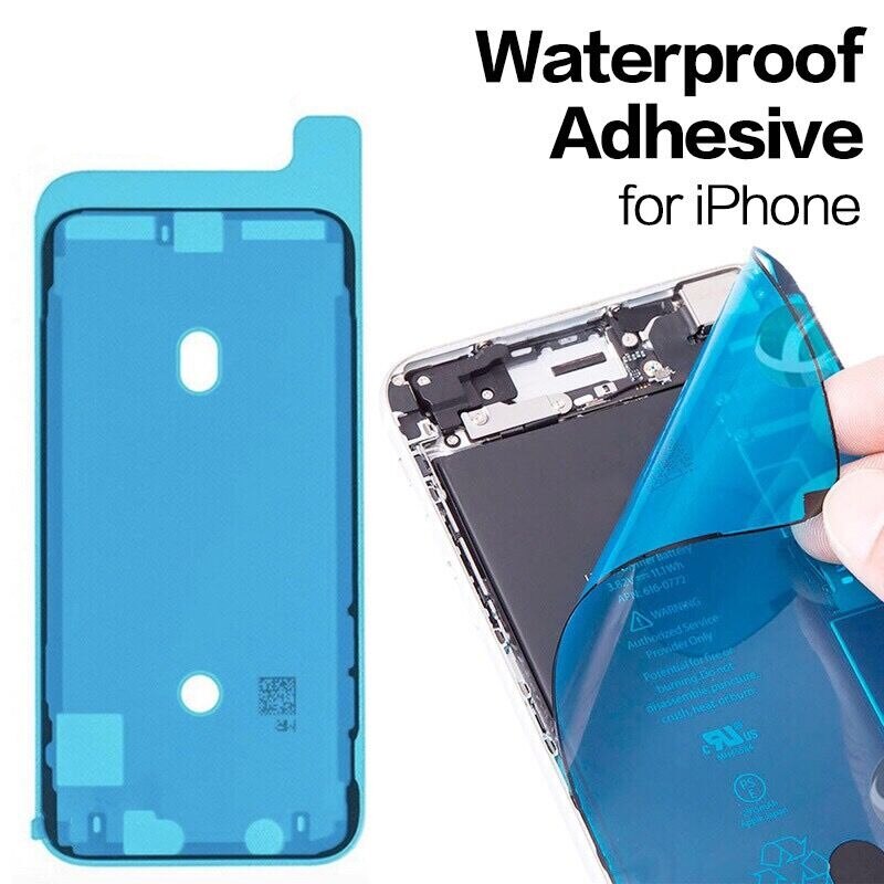 Impermeabile Autoadesivo Adesivo per il iPhone 11 Pro X XS MAX XR 6 6s 7 8 più Display LCD Con Cornice lunetta di Tenuta Colla del Nastro 3M Parti di Riparazione