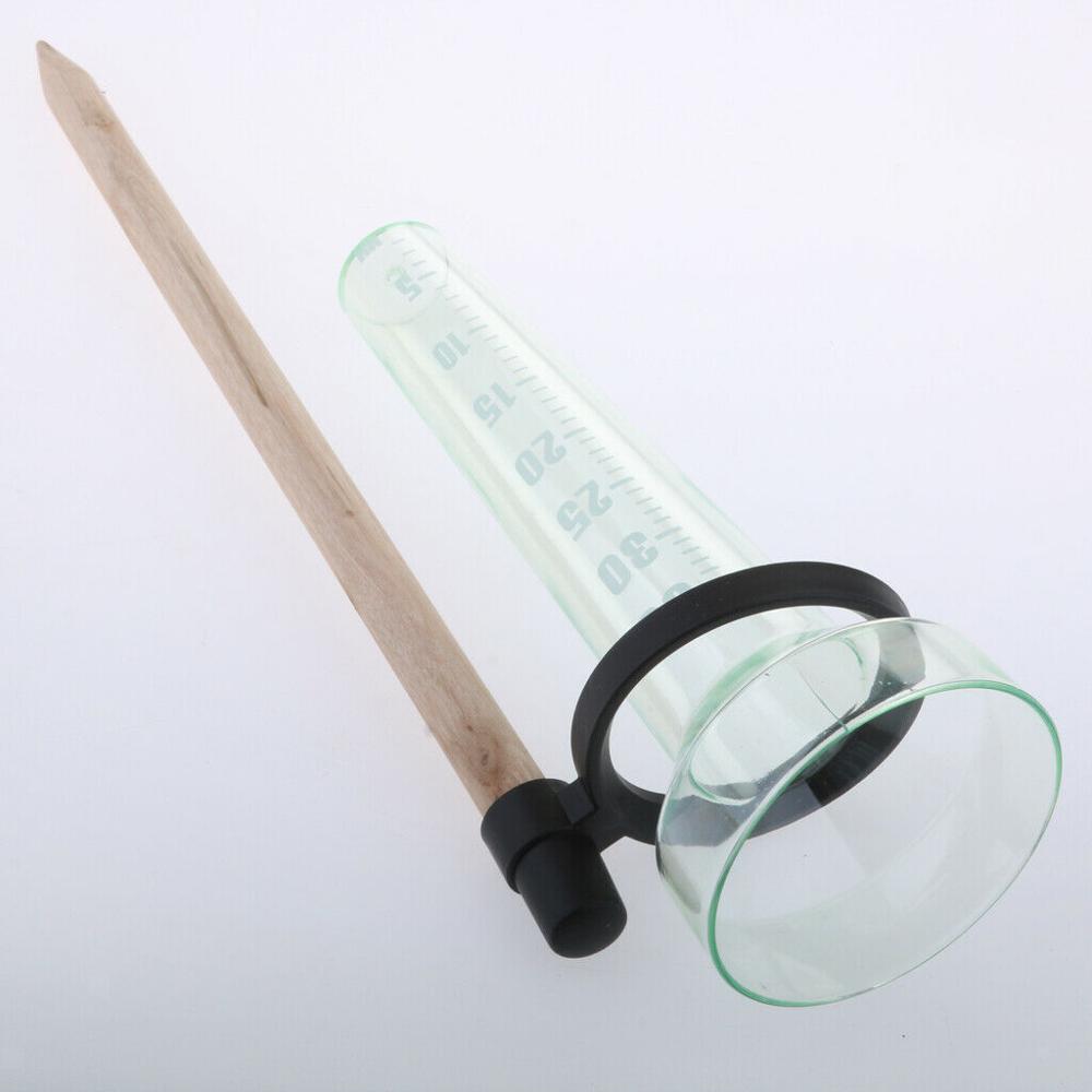 Garden Thermometers Rain Gauge Wind Indicator Weather Station Kit 35mm Measurement Tool Garden Water Ground
