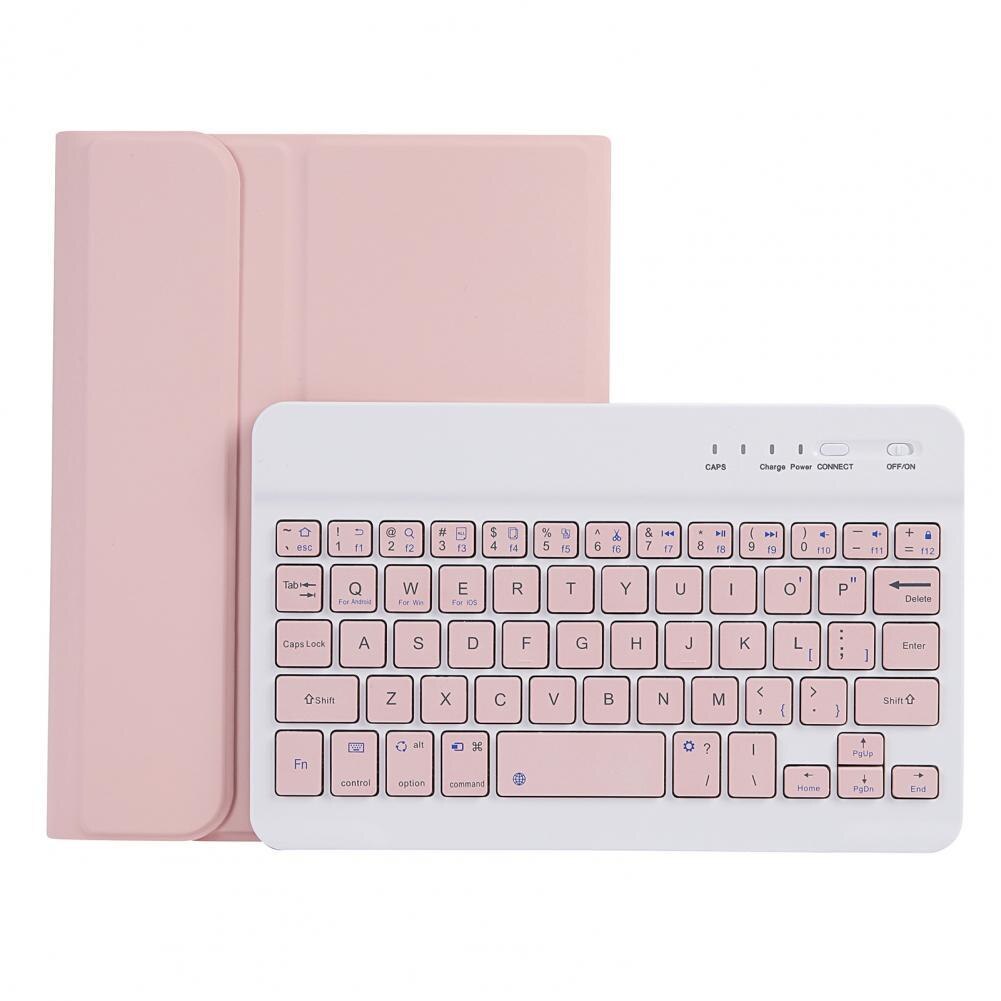 Für iPad Mini 6 Tastatur Fall Bluetooth-kompatibel Tastatur Fall Abnehmbare Touchpad Schutzhülle Tablet Zubehör: Pink