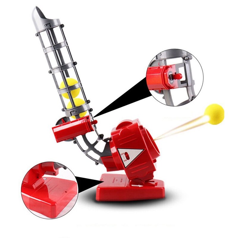 Sport Spiele freundlicher Baseball Pitchen Maschine (Jugend) Elektronische Langsam Pitchen Spielzeug, jungen und Mädchen T-Ball und weicher Ball Prog