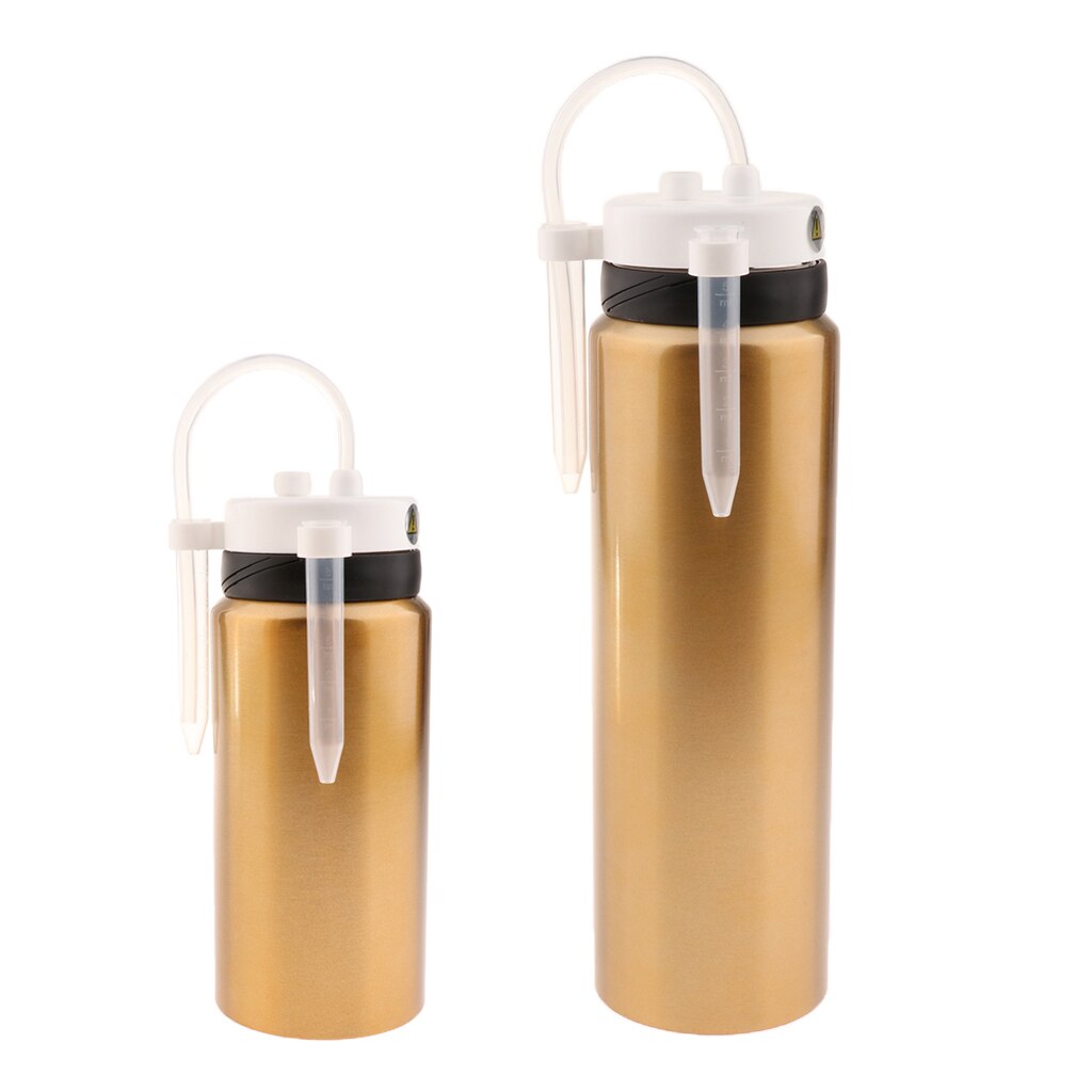 2 Set Adult Sippy Cup w/straw Disabled Patients Care Spill Proof Thermal Bottles