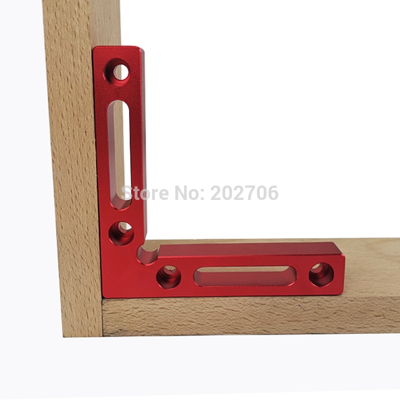 90 Degree 120X120 Positioning Squares 4.7" x 4.7" Aluminium Alloy Right Angle Clamps Woodworking Carpenter Tool L Block Square
