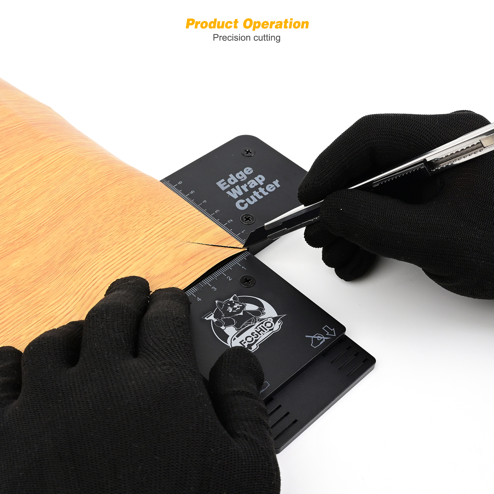 Foshio Vinyl Wrap Film Lijn Gesneden Hulpbord Koolstofvezel Sticker Decal Precisie Kunstmes Huishoudelijke Auto Decoratie Gereedschap