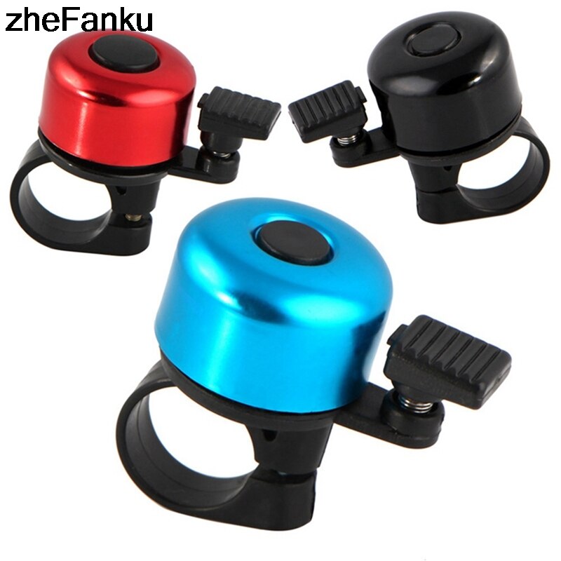 Bicycle Handlebar Metal Ring Mini Bike Bell Horn Sound Alarm Folding Cycling Accessory Outdoor Protective Bell Rings