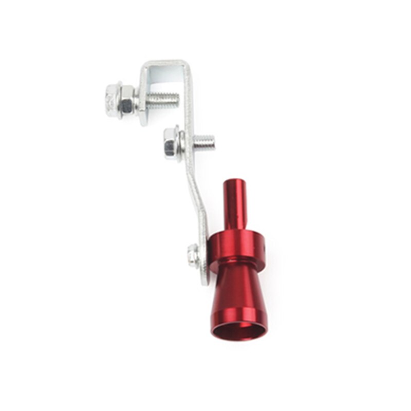 Uitlaat Nep Turbo Uitlaat Blow Off Valve Fluitje Pijp Sound Simulator Whistle S: Rood