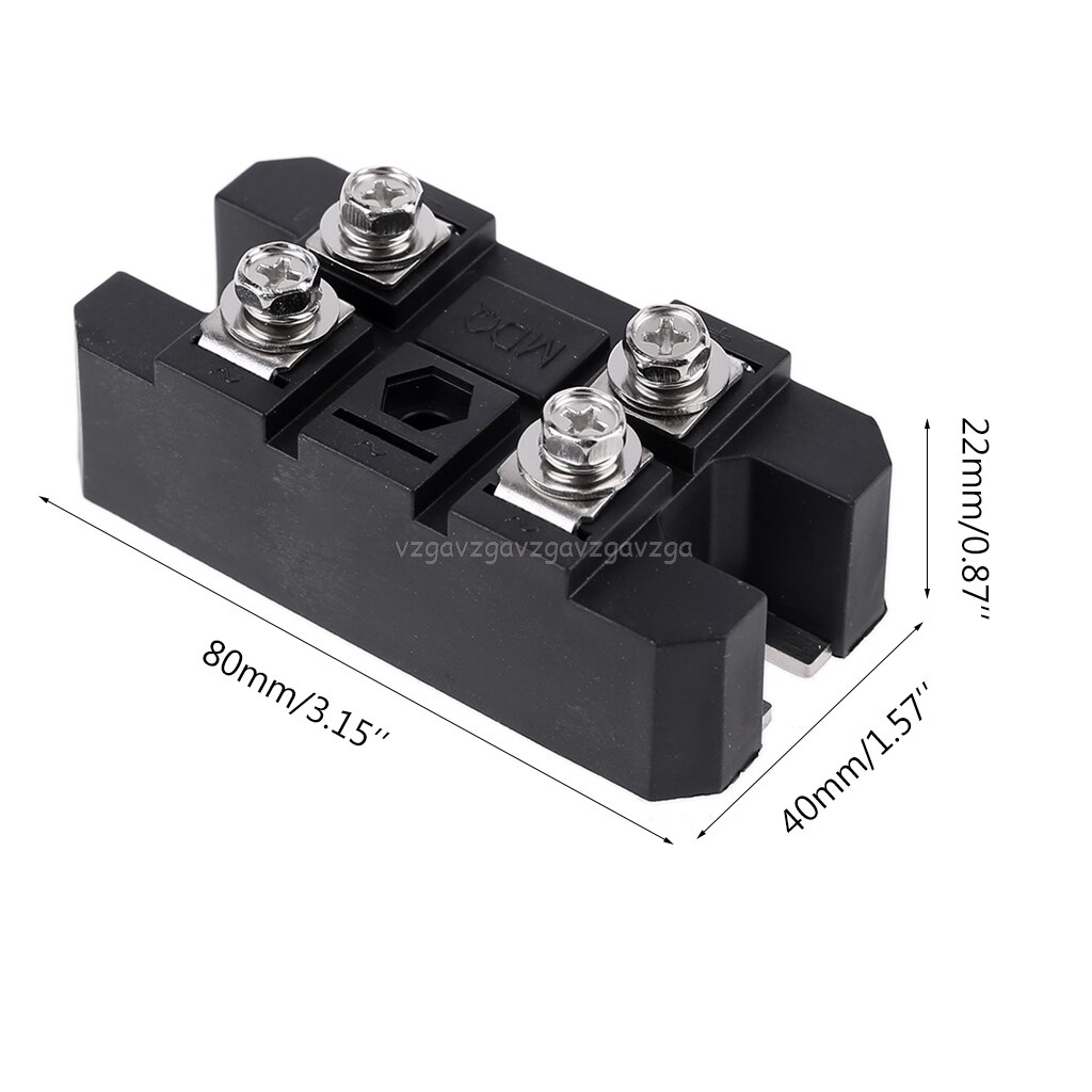 MDQ 150A 1600V Black Single-Phase Diode Bridge Rectifier 150A Amp High Power N06 19