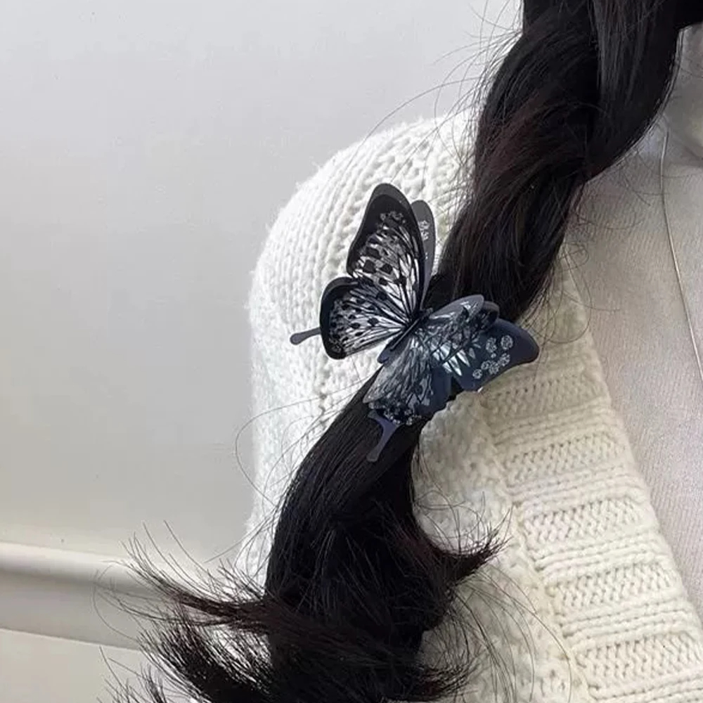 Pinza de pelo de mariposa 3D , pinzas para el cabello con forma de mariposa móvil, horquilla decorativa para el cabello dulce para niñas, diadema, accesorios para el cabello