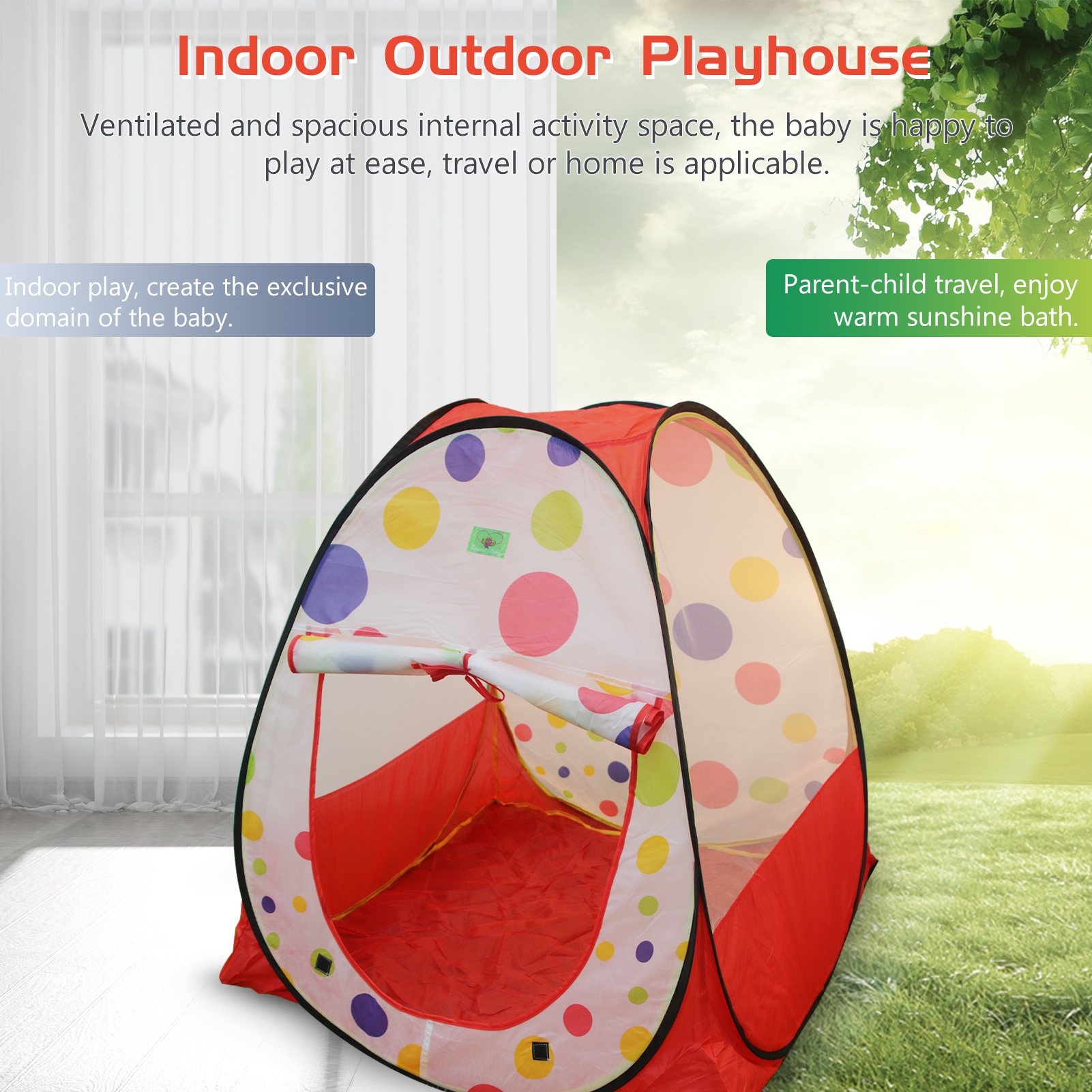 Kids Waterproof Tents Children Play Tent for Toddler Kids Play Tent Toys Indoor Outdoor Playhouse Camping Playground