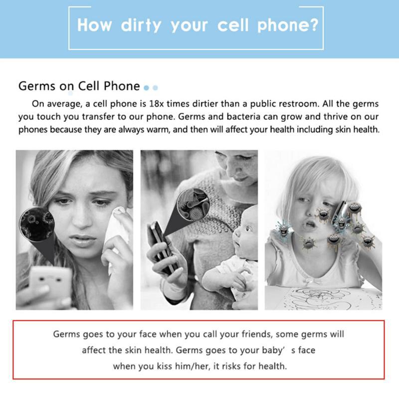 UV Smartphone Disinfection Box UV Cleaner Smart Phone Aromatherapy UV Box with USB Port Can Charge The Phone