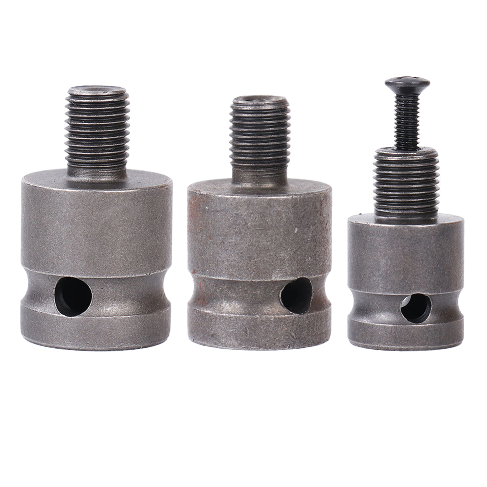 Adaptateur de mandrin de perceuse pour clés à chocs abrasives, mandrin de perceuse électrique, convertisseur d'adaptateur de mandrin de perceuse en acier allié, 1/2 en effet, 3/8 po