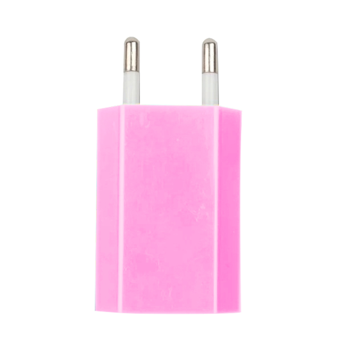 Etmakit Reise EU Stecker USB Wand Ladegerät Reise Hause AC Adapter für iPhone 5s 6s 7 Plus für samsung S5 S6 S7 Telefon Ladegerät: pink