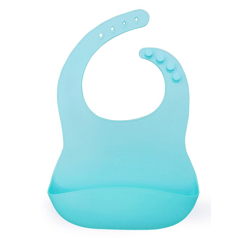 Baby Silicone Plate Kids Bowl Plates Baby Suction BPA Free Feeding Silicone Bowl Baby Silica Gel Dishes Kids Tableware: Bibs-Blue