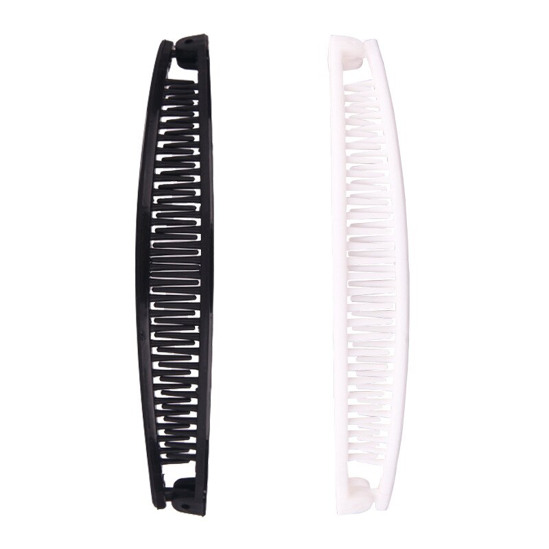 Banana Fish Shape Hair Claws Clips Barette Wavy Tooth Section Tools Salon Fix Tools Headwear Women GIrls Hairstyling Tools