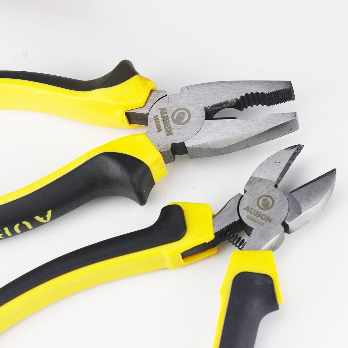 Aubon elektriker tang ledning kabel kutter rørleggerarbeid lang nese/ flat nese/ diagonal tang 6 &quot; / 8 &quot; lengde 1 stk