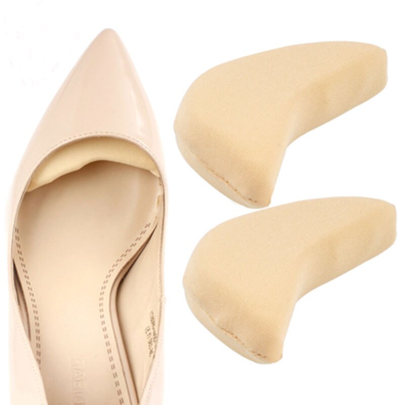 Soft Forefoot Inserts Shoe Filler Pads for High Heel Shoes Foam Toe Plug Foot Pain Relief Care Forefoot Cushion Insoles Shoe Pad