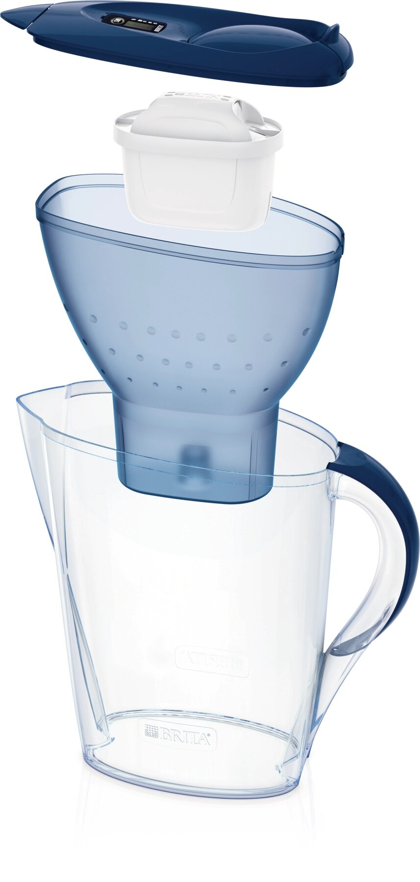 BRITA Blue Marella XL 3 Replacement Filter Water Must Purify Jug package