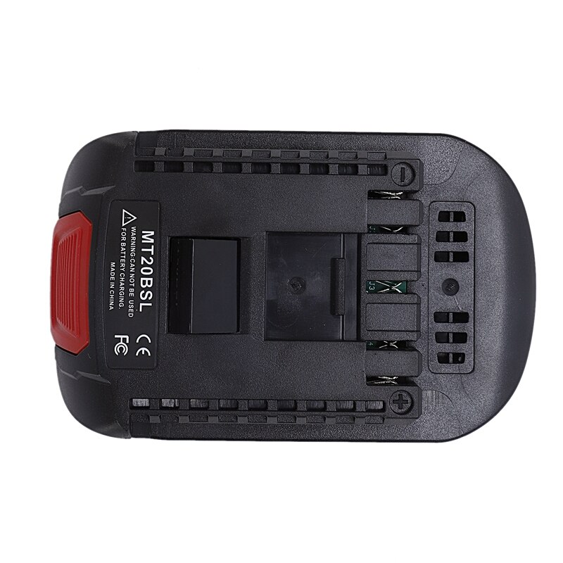 Mt20 bsl li-ion batteri omformer adapter til makita 18v bl1830 bl1860 bl1850 bl1840 bl1820 brukes til til 18v verktøy: misligholde tittel