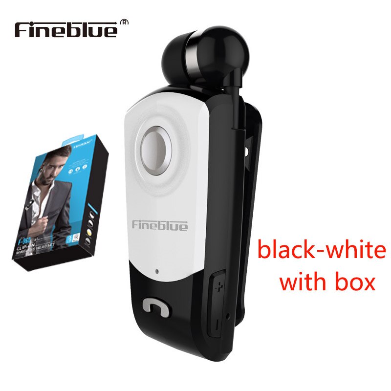 FineBlue F960 Mini Bluetooth Earbuds - Wireless Noise Cancelling Headset with Vibration for Mobile Calls: F960-DB-BOX