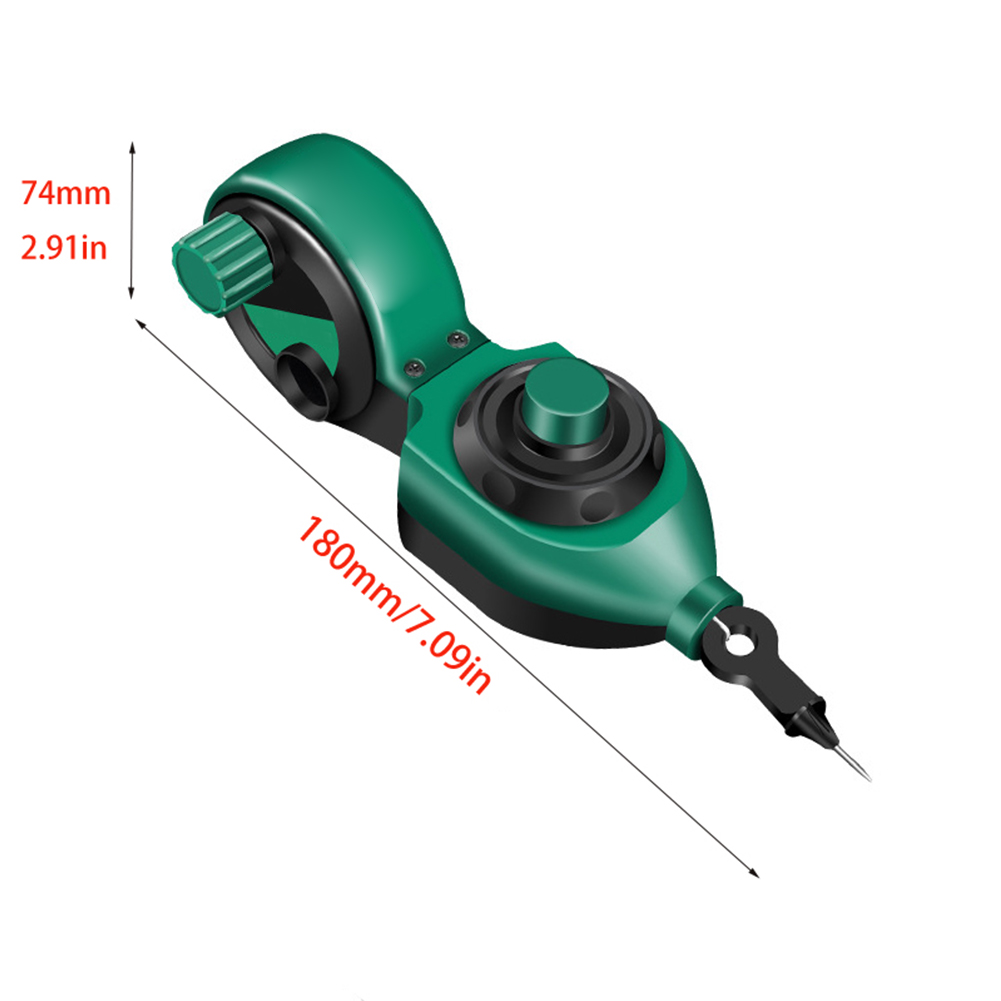 1PC Holzbearbeitung Tinte Brunnen Carpenter Manuelle Tinte Marker Glasritzrades Mit 50M Kreide Linien Dual-schicht Tinte tank Für Bau Werkzeug