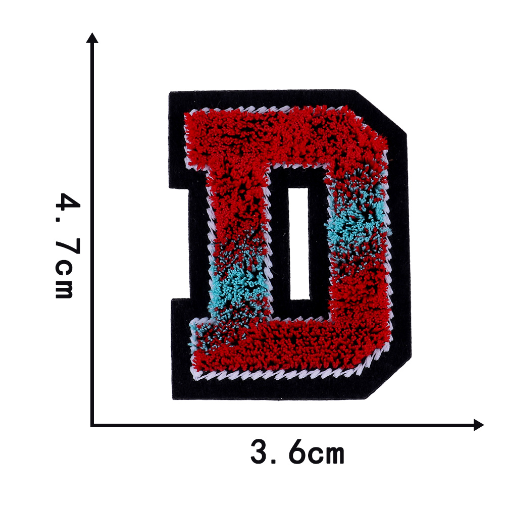 Letters Toothbrush Embroidery English Patches For Sew On Clothing Patch Clothes Applique DIY Garment Hat Decor: Antique Zinc