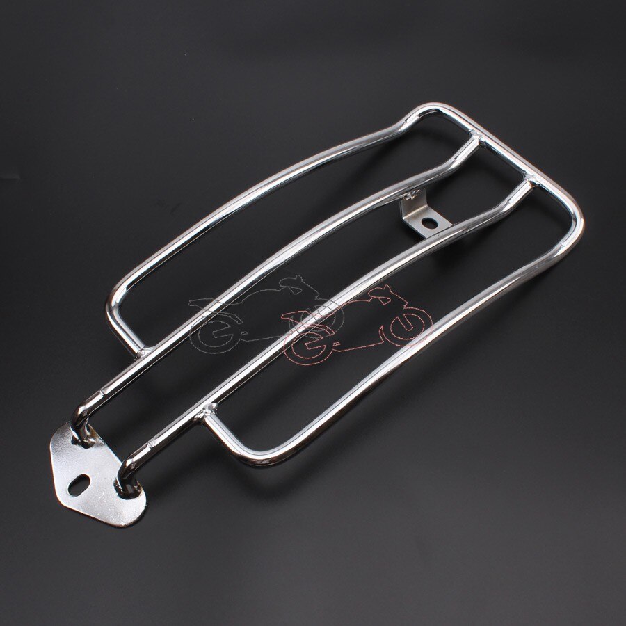 Portaequipajes para motocicleta Harley Sportster XL 85-03, asiento individual, estante de soporte, Marco con Stock, acero cromado pintado, 1 ud.