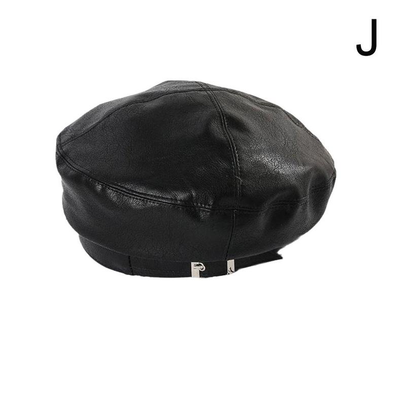 Beret Chain Navy Hat Octagonal Hat Women&#39;s Autumn And Winter Flat Top Navy Hat British Retro Newsboy Hat Baseball Cap: 10