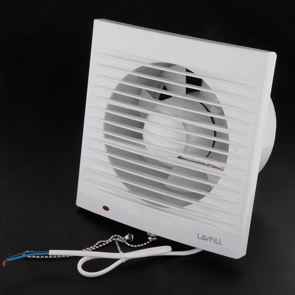 HVAC System Exhaust Fan Air Ventilation Flow Blower Booster 6'' Bath Shower, Easy Install, Wall Mounted,Ceiling